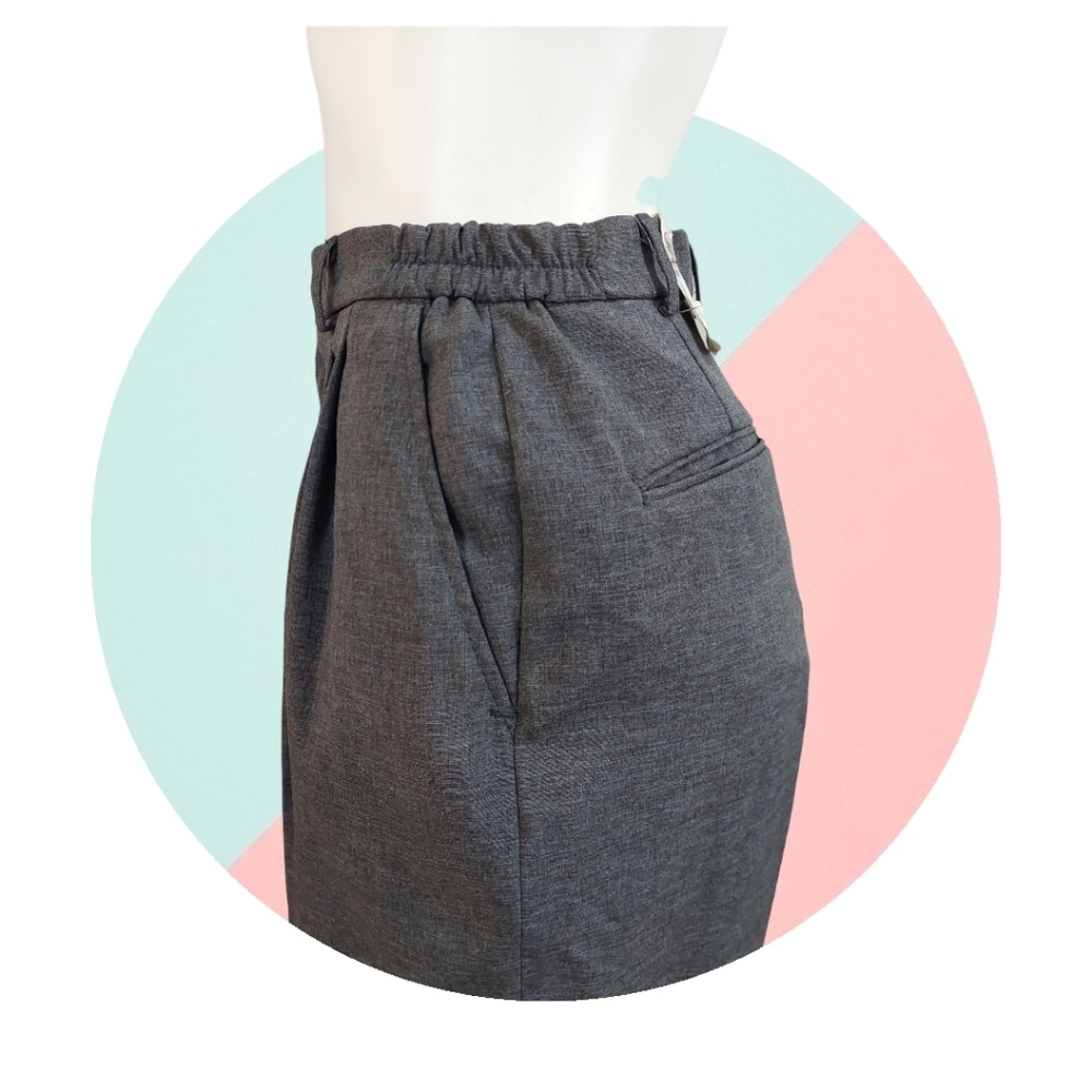 Elbeco Women's Uniform Pants Sz 10 Gray Work Pants NWT Unfinished Hem 26x34 (2)